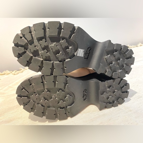 Coach Cream and Black Ankle Boots - Picture 9 of 11